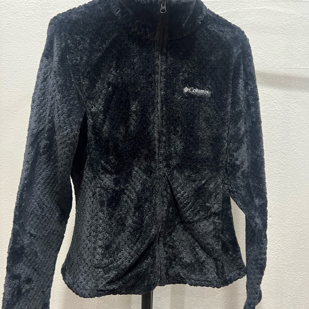 Columbia Women's Textured Black Teddy Jacket